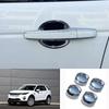 For LR Discovery Sport 2015-2019 Chrome Exterior Side Door Bowl Cover Trim 4PCS