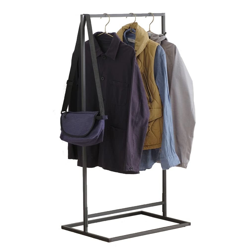 

IRIS OHYAMA Hanger Style Clothes Single Width Display Like a Select Indoor Simple For Living Approximate Drying Capacity for Approximately 7 Width 60 чёрный