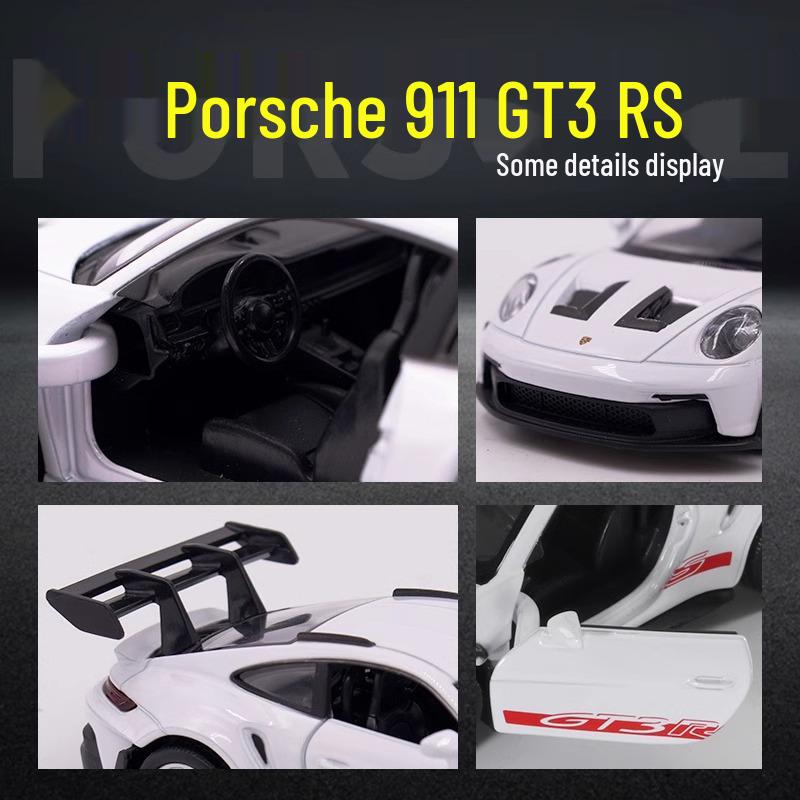 CH554071 911 GT3 RS Alloy Pull-Back Toy Car with Opening Double Doors