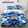 Dragon Ball Z 3pcs Bedding Set, Duvet Cover with 2 Pillowcases, Digital Printed, No Insert, Gift -HYQ11
