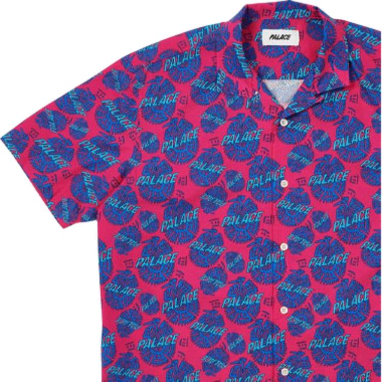 Palace Surf Shirt Pink Unisex Tops Multi-Color P22SHT073