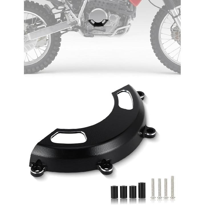 Dirt Bike Engine Cover Guard for XR650L,CNC Aluminum Motorcycle Case Saver Protector for XR 650L 1993-2024-Red