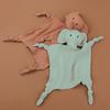 Baby Blanket Lovely Elephant Appease Towel Small Comfort and Soothes Pacify Handkerchief for Newborns Toddlers