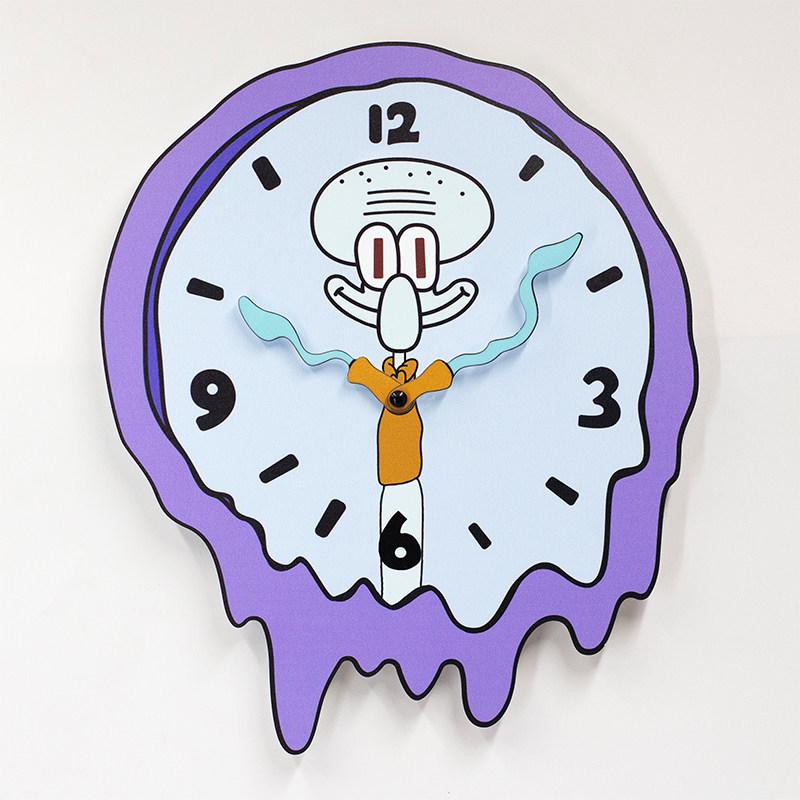 SpongeBob Bikini Bottom Octopus Wall Clock – Silent and Creative Design Standard