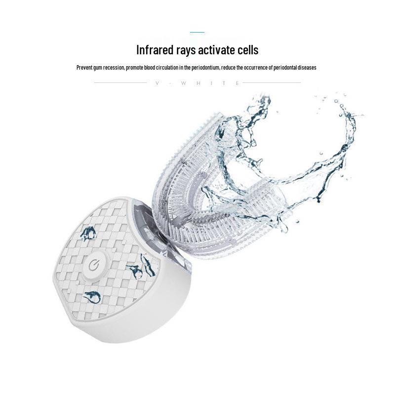 Universal U-Shaped Electric Toothbrush for Babies & Adults - Whitening and Cleaning Device