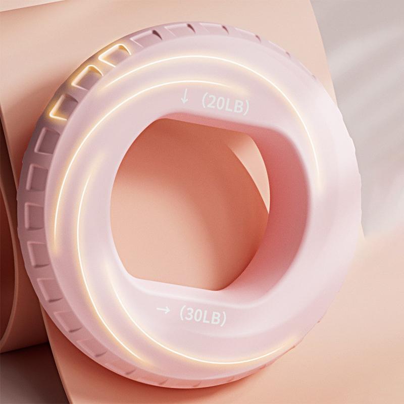 Silicone Grip Strength Ball for Wrist Arm Muscle Training Finger Rehabilitation Double Strength Grip Circle