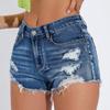 Women High Waisted Baggy Wide Leg Denim Shorts Casual Jean Shorts