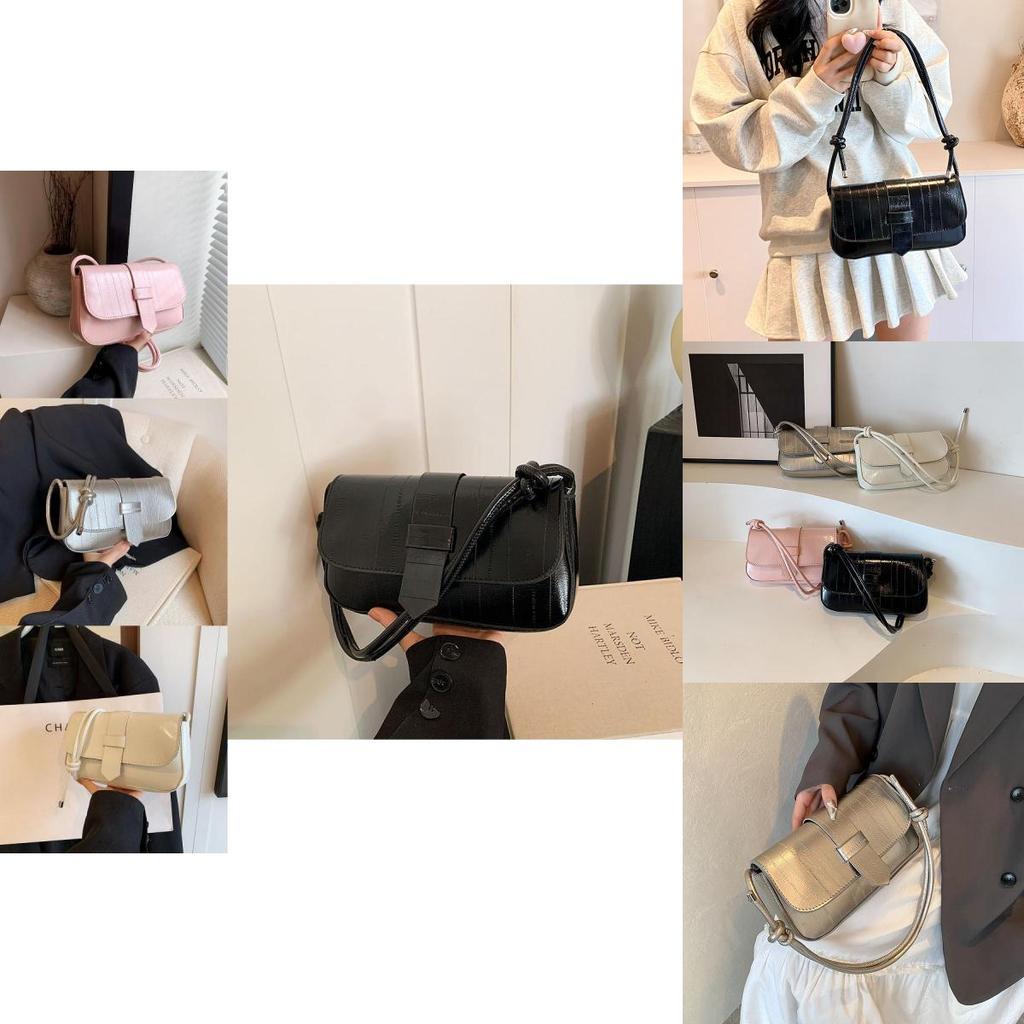 Stylish Summer Shoulder Bag For Women Small Square Casual Handbag In White Pink Black Silver