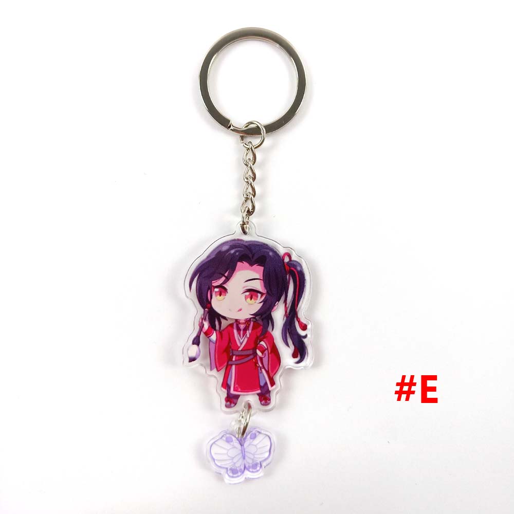 Bag Pendant Car Interior Accessories Keychain Key Rings Heaven Officials Blessing Tian Guan Ci Fu
