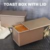 Carbon Steel Loaf Pans with Lid for Perfect Toast Bread Baking for Homemade Rectangular Bread Mould for Pastry