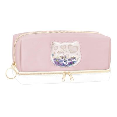 Fluffy Animals ST Pencil Case 94535 Pink Q-LiA
