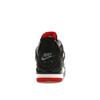 Air Jordan 4 Retro GS Bred Reimagined Kids Sneakers Black Fire-Red Cement-Grey FQ8213-006