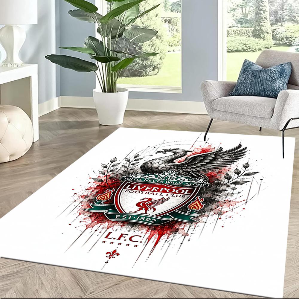 Liverpool Football Club Floor Mat Suitable For Game Room Playrooms Foyer Decorate Room Antislip Carpet Decorate Offices Wedding Party Gift