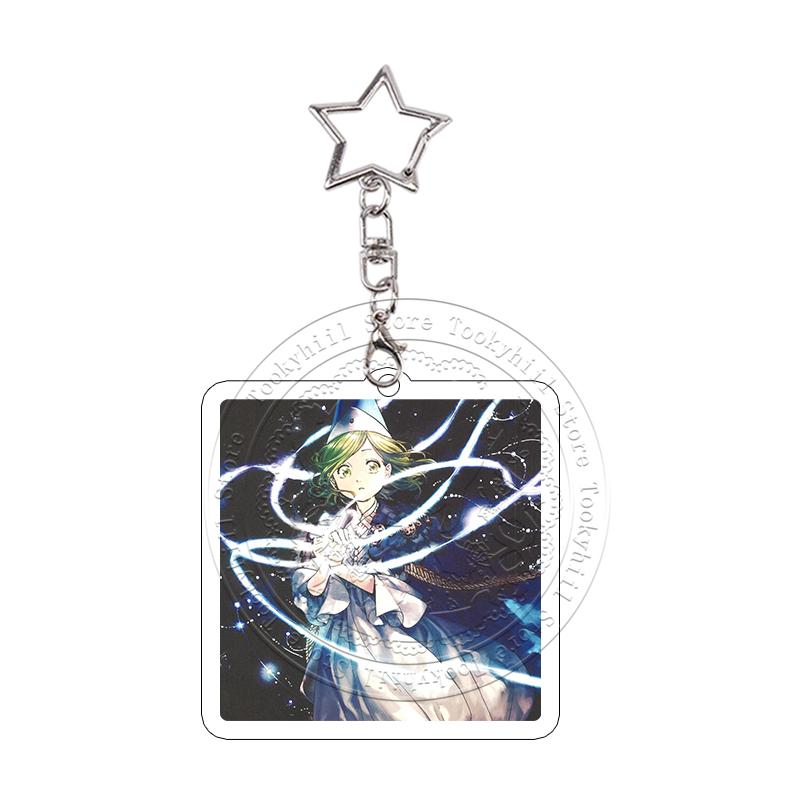 Heksenhoed Atelier Cartoon Acryl Sleutelhanger Kawaii Student Gagaga Qifrey Prachtige Sleutelhanger Karakters Hanger Verjaardagscadeau