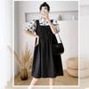 Summer Forest Style Dress Pregnant Women's Dress Women's Loose Fit Dress Cute and Gentle Knee Length Long Skirt