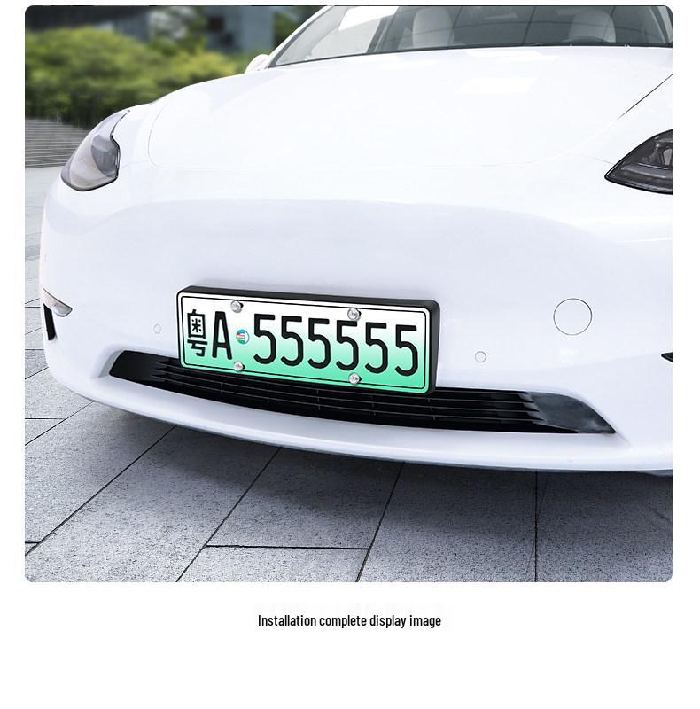 Tesla Model Y/YL/3 License Plate Frame Protector & Decorative Cover