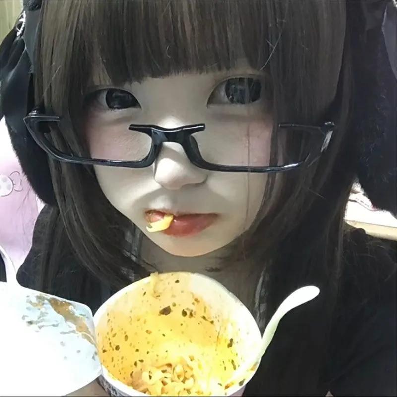 3 Style Black Red Cry Shed Tears Shape Eyeglasses Subculture Accessories Anime Role Cosplay Prop Anime Cosplay Celebrity Glasses