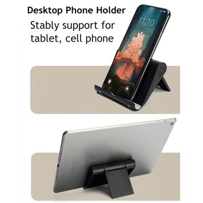 Cellphone Holder for Desk Tablet Stand Mobile Phone Stand Adjustable Smartphone Stand Desktop Stand Folding Tablet Holder Cell