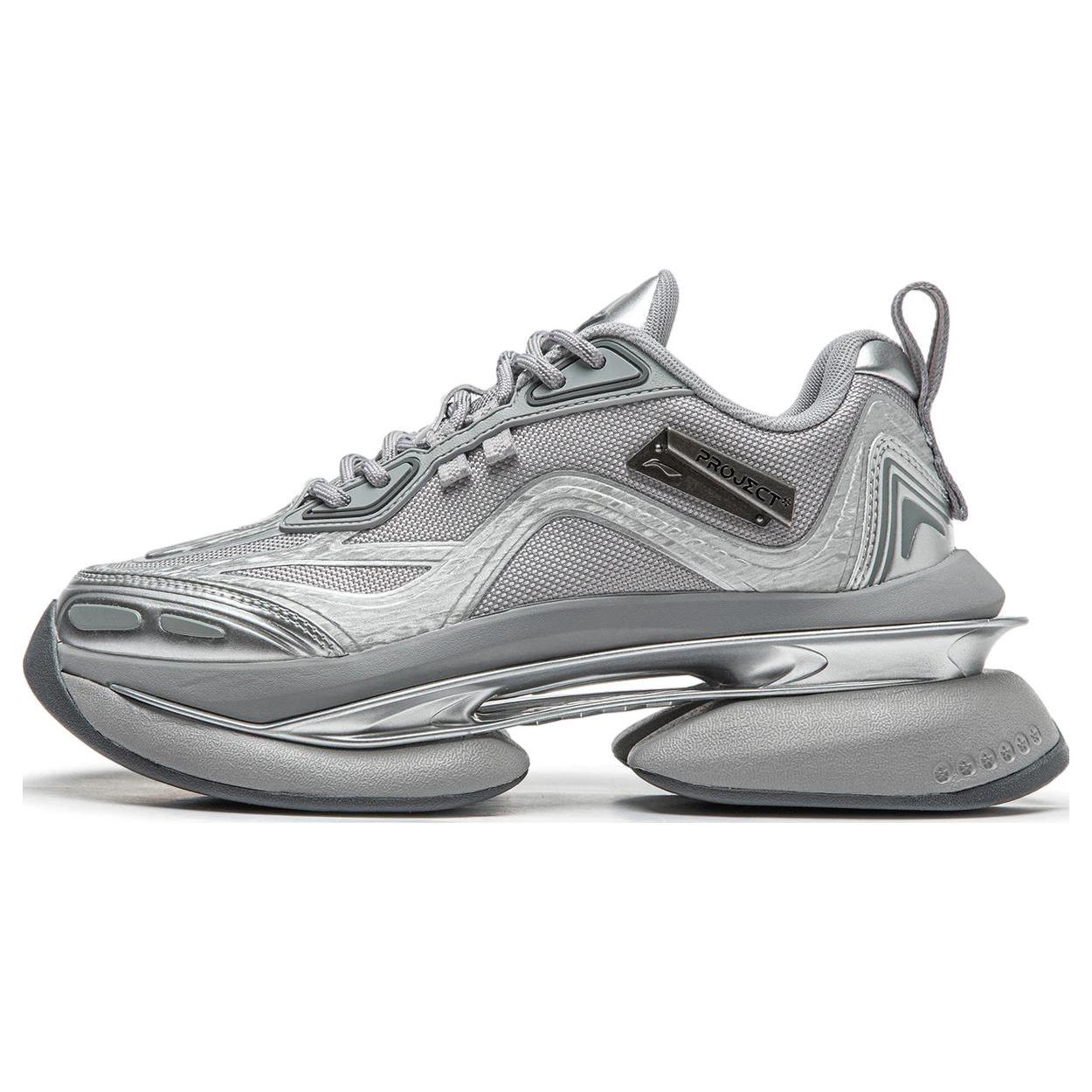 

Li Ning Project* Spiritual Void Low top Casual Shoes Women s Silver AZGV182-2 37.5