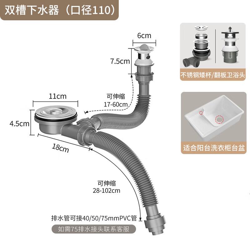 

Sink Drain Pipe Tee Connector