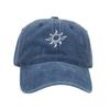 Retro Sonnstickerei Baseballkappen Frühling Sommer Herren Damen Gewaschene Baumwolle Verstellbar Lässiger Sonnenhut Streetwear Hip Hop Kappen