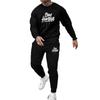 Mens Casual Hooded Sweatshirt Set Long Sleeve Tracksuit Lightweight Sporty Outfit Teens Young Adults