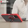 Magnetic Ring Holder TPU Bumper Shockproof Case For VIVO Y21 Y21S Y33S Y20 V21 V21E Y17 Y15 Y12 Y11 Matte Hard PC Back Cover