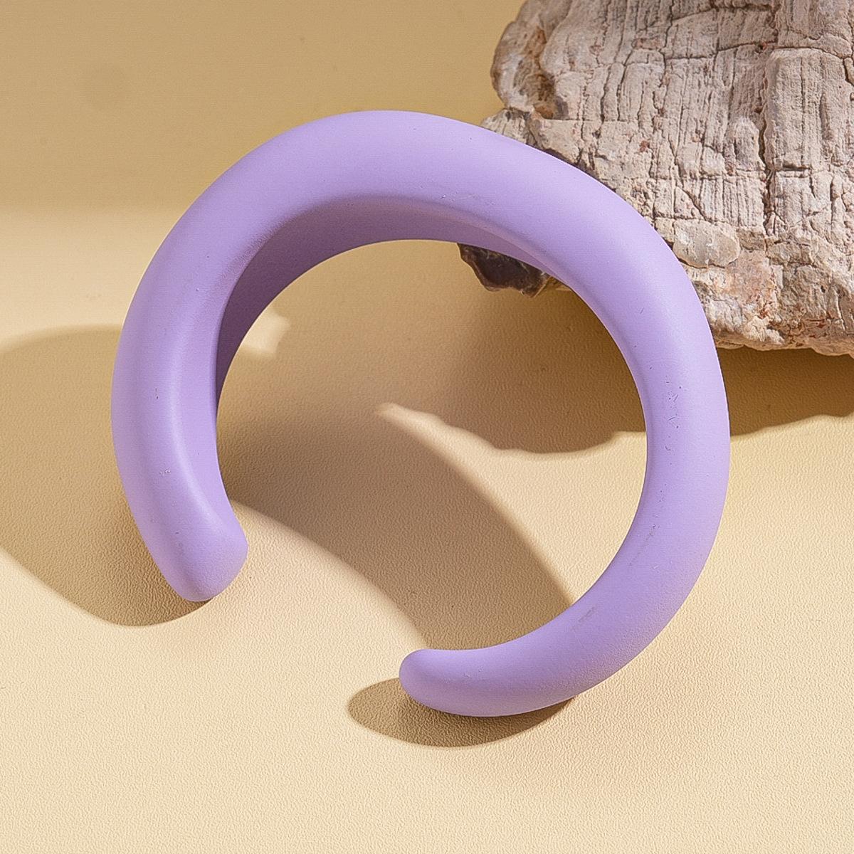 Браслет с преувеличенной индивидуальностью, акриловый, с неправильным геометрическим открытием, уникальный браслет