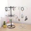 Rotating Jewelry Rack: Compact Display for Necklaces, Bracelets, and Lipsticks