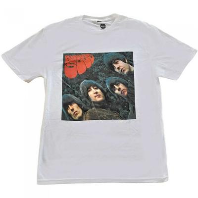 The Beatles Unisex Adult Rubber Soul Album Ringspun Cotton T-Shirt