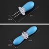 4 Pairs Stainless Steel Corn Forks Holder BBQ Prongs Skewers Fork Hot Dog Fruits Corn on The Cob Fork Kitchen Gadget BBQ Tools