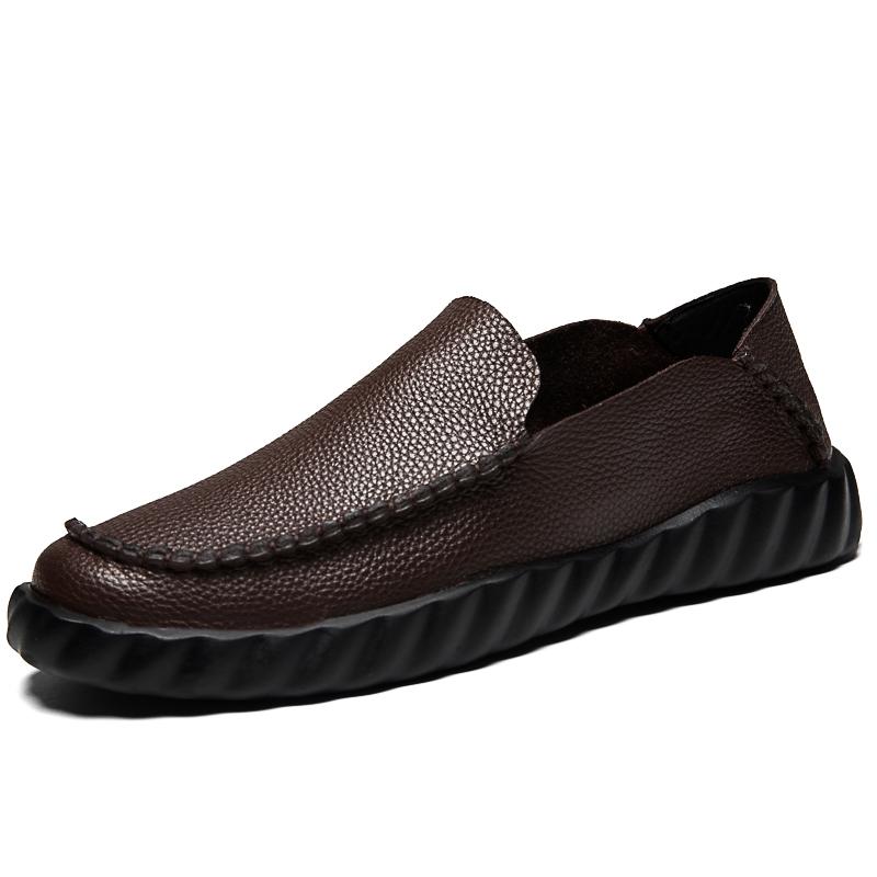 Fashion Classic Business Men's Formal Shoes Soft Soled Comfortable Loafers Summer Breathable Versatile Men's Genuine Leather Shoes