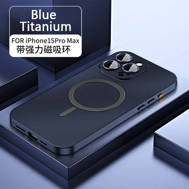 Luxurious Aluminium Magnetic Phone Case For For Iphone 12 13 14 1 16 17 Pro Max Plus 17 Air Lens Glass Protective Metal Phone Cover