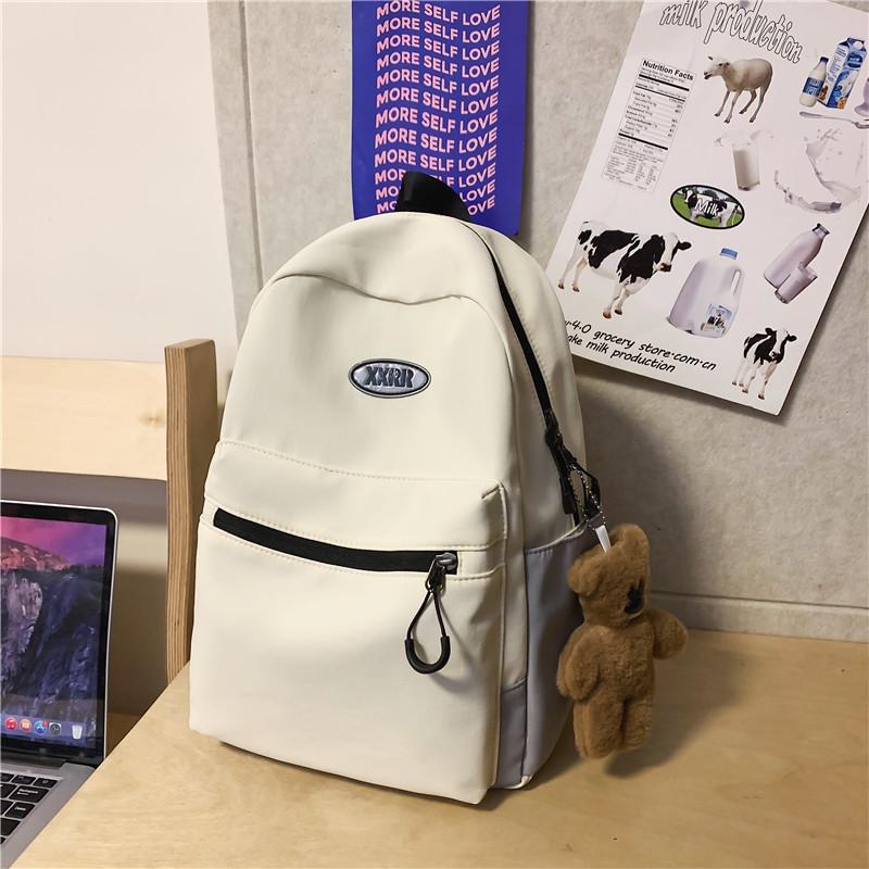 School bag School bag Female college student Versatile Harajuku simple backpack Girls commuting shopping small backpack