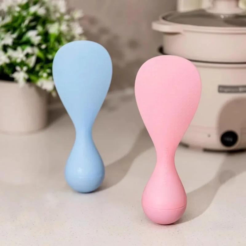 1PC Home Tumbler Anti-Stick Rice Spoon Durable Thickened Standing Tumbler Rice Spoon Easy to Clean Rice Shovel Kitchen Tools