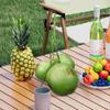 Leaves Artificial Coconut Banquet Organic Amino Plastic Coconuts Creative Fruit Ornament