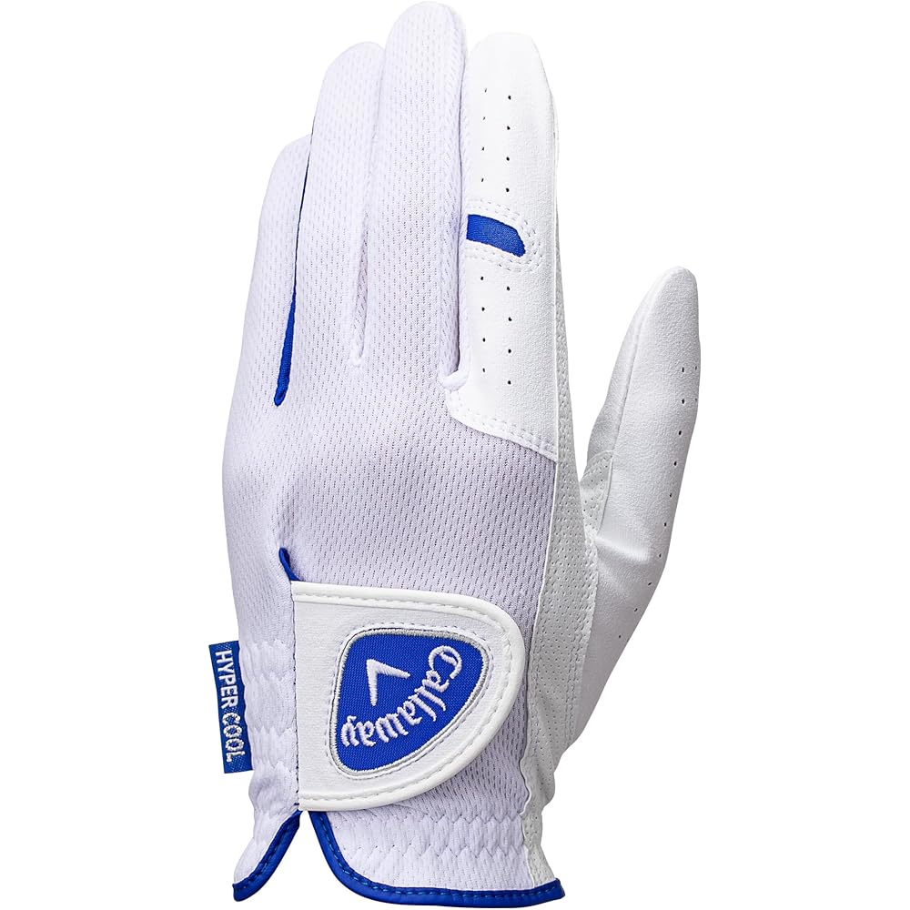 

Callaway Hyper Cool Left Hand Golf Glove White Blue 24cm Men s