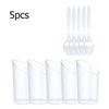 5/10 70ml 2.5oz Ice-Cream Cups Plastic Pudding Cups Mousse Cake Cup Dessert Picnic Party Packing Dessert Cups Christmas Supplies