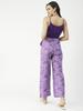 Moomaya Printed Summer Coord Set, 2 Pcs Set Crop Top with Palazzo Women