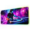 Musik DJ Mauspads RGB Gaming-Mauspads Große LED-Pads PC-Schreibtischmatten Leuchtende Mauspads Große Tastaturmatten Tischteppich mit Hintergrundbeleuchtung