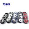 75mm Car Logo Tire Rim Center Cover for Mercedes Benz W212 W163 W176 W166 W203 W204 W205 W209 W210 W211 W221 CLA Wheel Hub Caps CI1