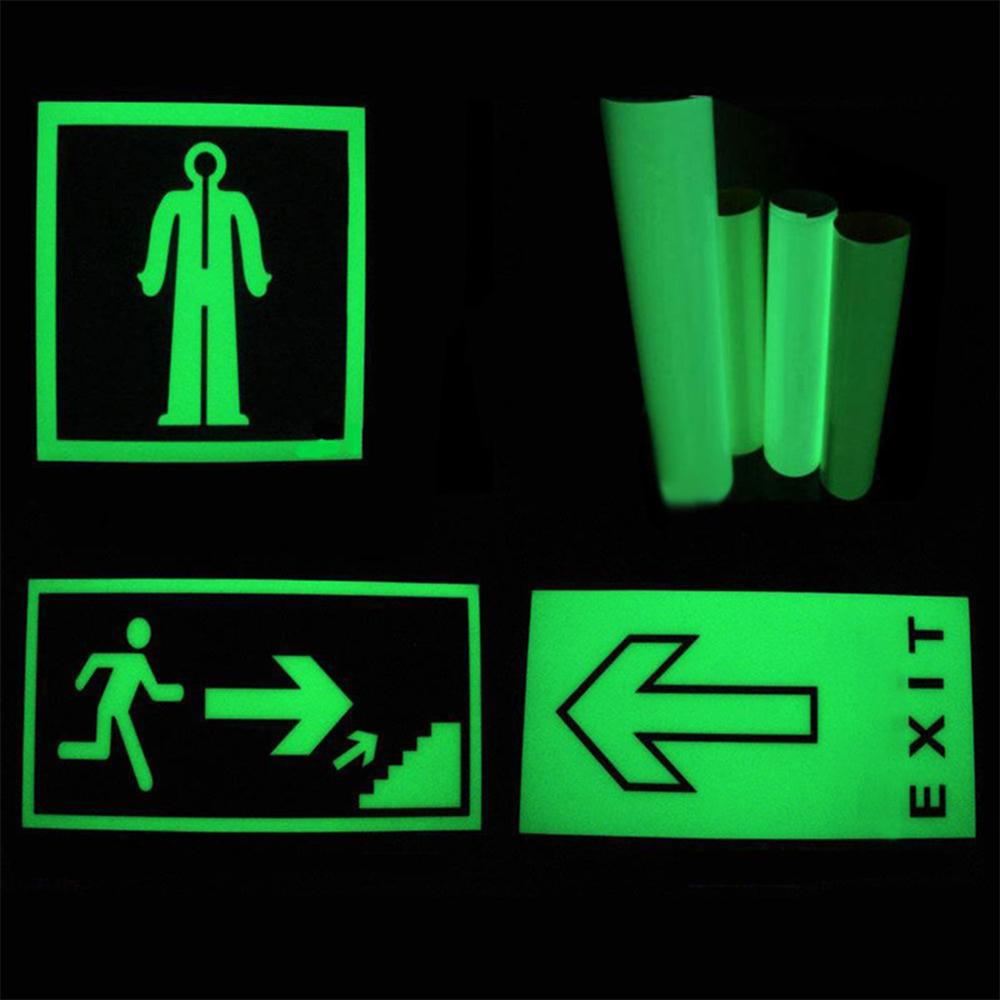 Fluorescent Luminous Adhesive Vinyl Removable Glow in the Dark Sheet Film for DIY Wall Window Mugs Decal Home Decoration For Cut