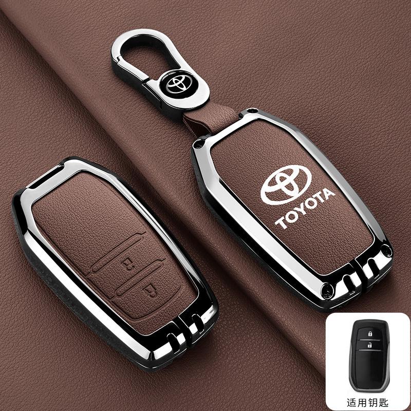 Car Remote Key Case Cover For Toyota CHR Hilux Fortuner Land Cruiser 200 Camry Corolla Crown RAV4 Highland Keychain Accessories