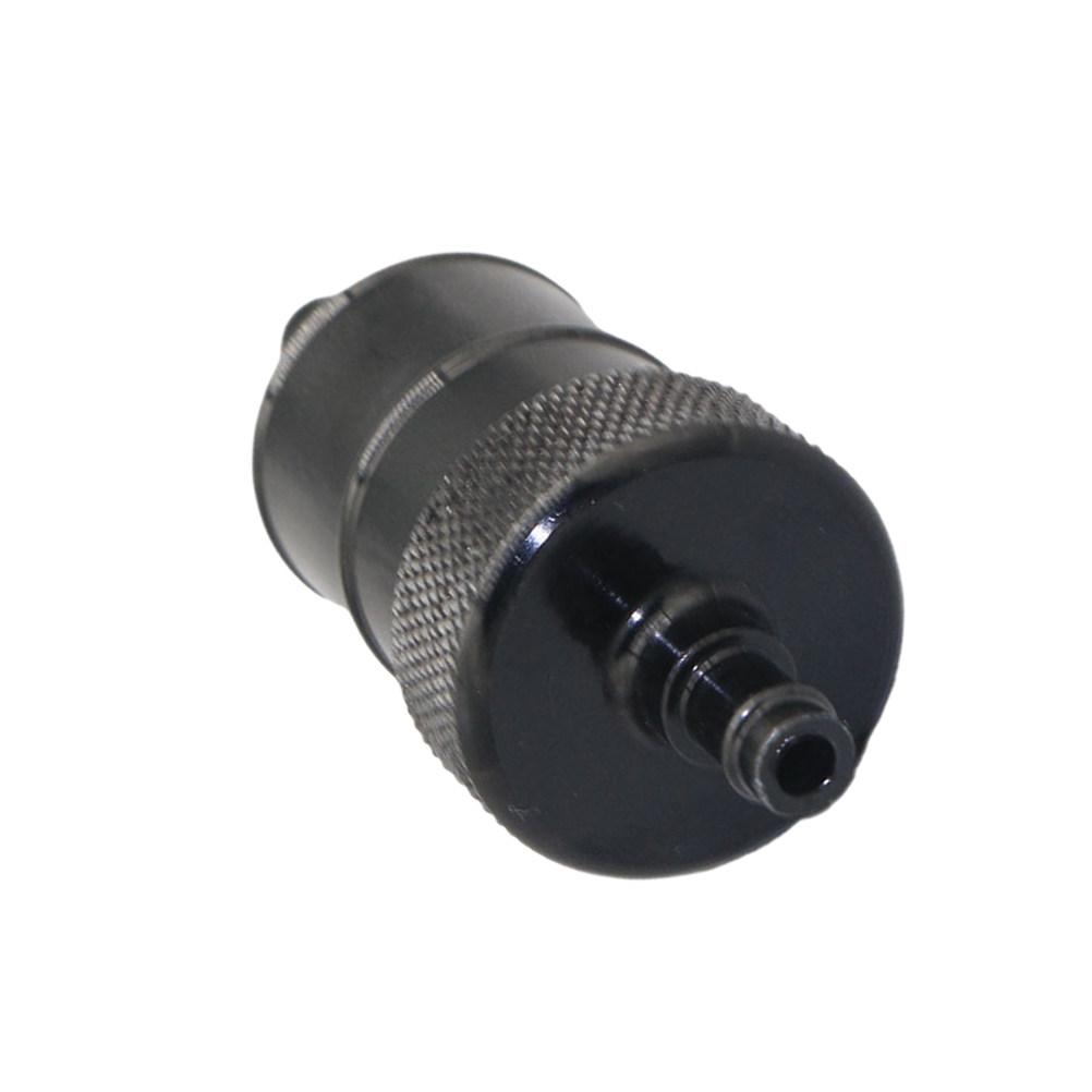Cnc Aluminum Alloy Glass Oil Filter with Thread Design for Easy Cleaning Universal Gas Fuel Filter for Motorcycle and Automobile