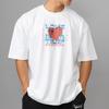 Seutailligseu Love Trap Pure Cotton Oversized Short Sleeve T-Shirt 4 Colors