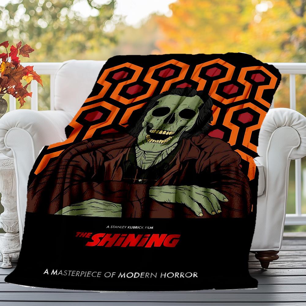 1 Stück The Shining Outdoor Flanelldecke Weicher Plüsch Dekor für Picknicks, Camping, Schlafzimmer, Spielzimmer oder Mittagspause, Perfektes Geschenk