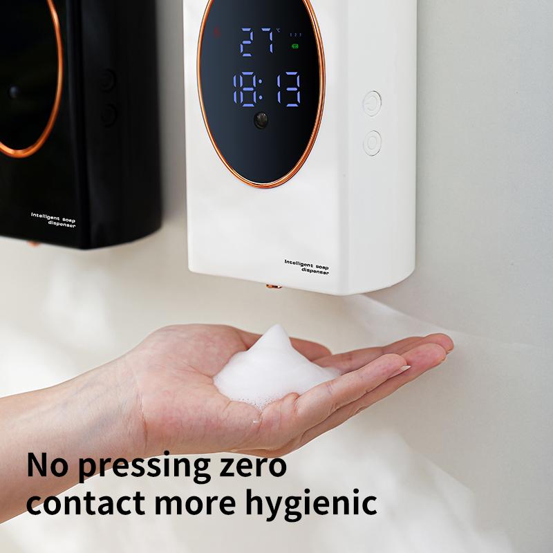 Intelligent Wall Mounted Sensing Soap Dispenser with Non-contact Infrared Bubbles Suitable for For Bathroom Smart Washing Hand