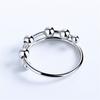 Girl Rotate Jewlery Fidget Beads Rings Fidget Spinner Toys Anxiety Ring Toy Antistress Anxiety Ring