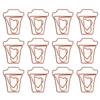 Gold Metal Electric Plate Paper Clips, 12pcs   Paper Clips Funny Bookmark Marker, Unique Design, Delicate Processes for Study and Work