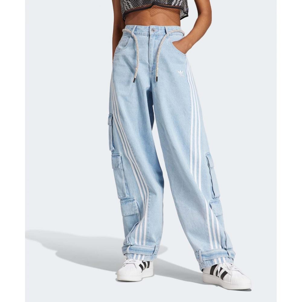 Adidas ADILENIUM DENIM CARGO PANTS - SKY BLUE/ IV9344